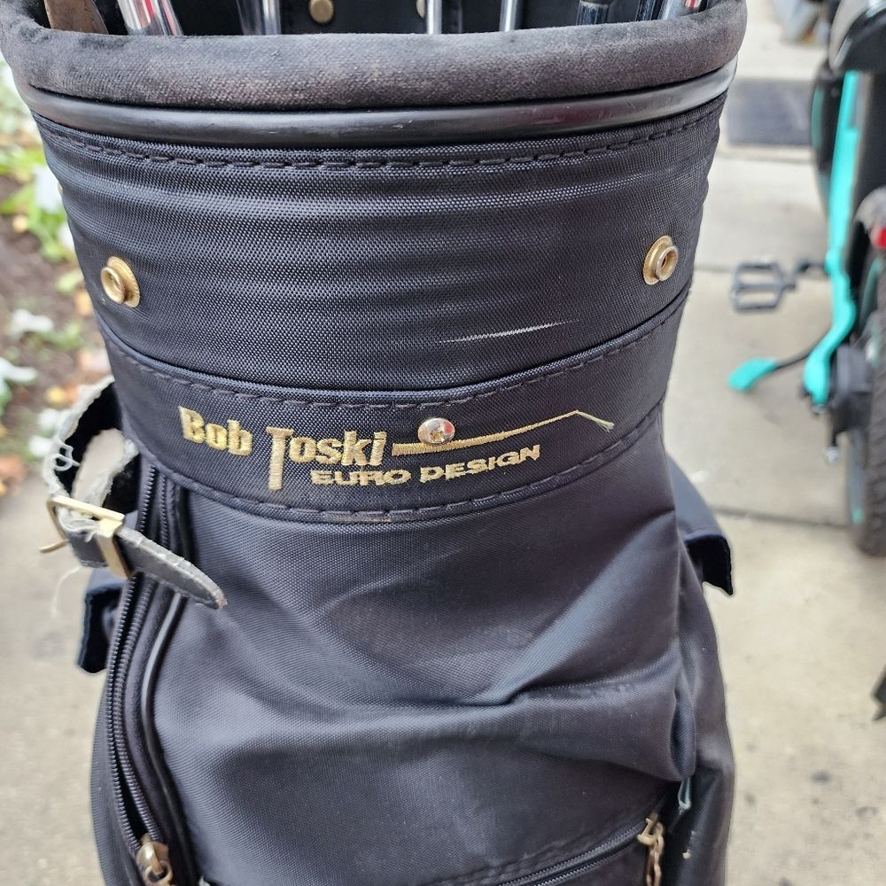 BOB TOSKI  - 6 WAY Golf BAG And Clubs - Please See All Pictures - Picture 3 of 11